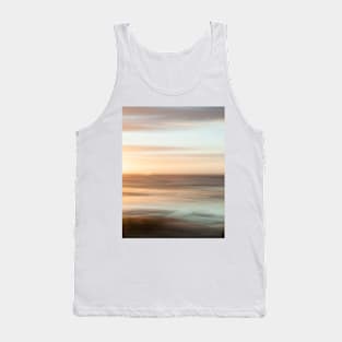 Coastal abstract image in sea and sunset hues Tank Top